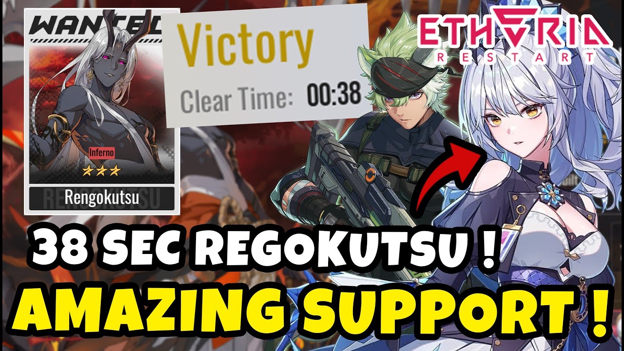Ninfoniel Crush Rengokutsu Easily ! 38 Sec Full Auto Regokutusu with Ninfoniel ! | ETHERIA RESTART