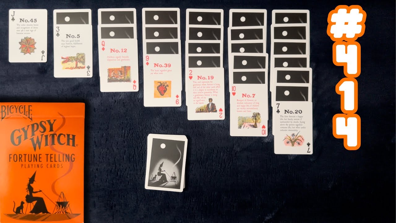 ASMR Solitaire #414: The Gypsy Witch Deck