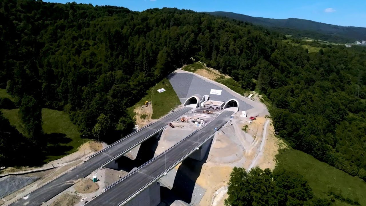Budowa S1 – Tunel Cisiec - Milówka 🚧🚇🚁