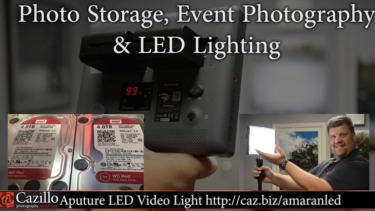 Photo Storage, Event Photography & LED Lighting