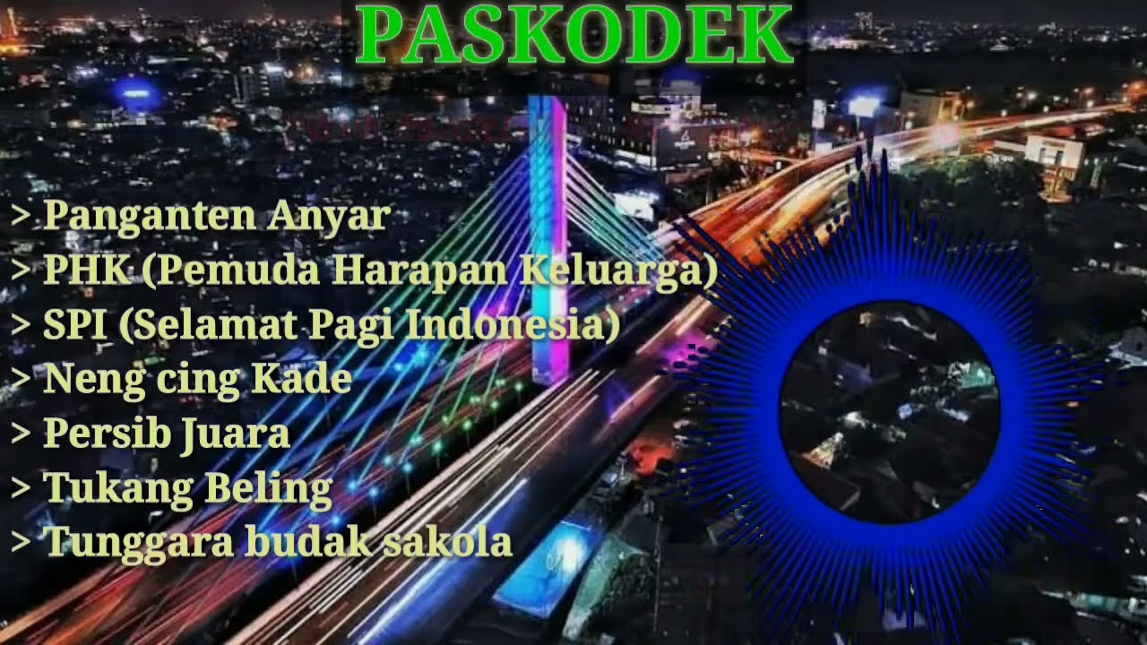 LAGU ENAK ASIK SUNDA MUSIK PLAYLIST PASCODEX