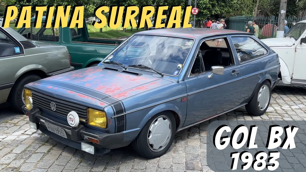 PATINA SURREAL E ESTILO RACING NESSE GOL BX 1983!