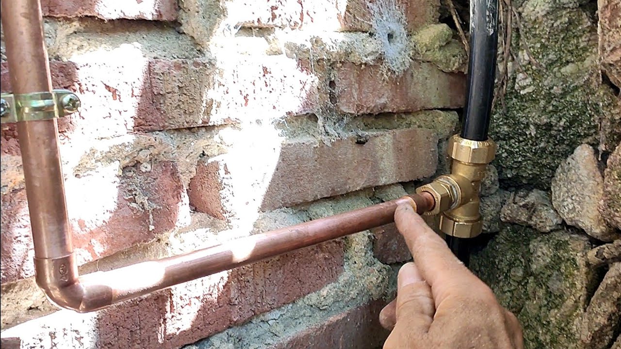💥Cómo HACER una NUEVA TOMA de AGUA. Paso de Polietileno a Cobre. TRUCOS Profesionales #soldarcobre
