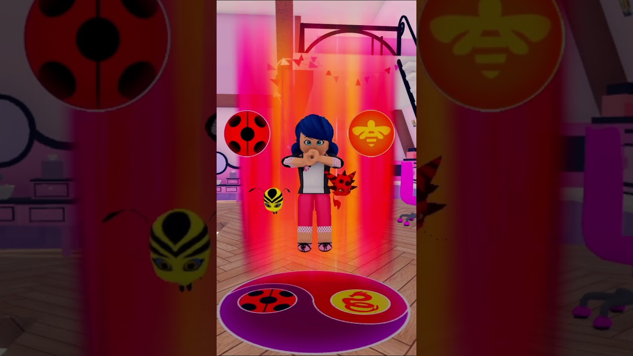 😱*FUS&Atilde;O IN&Eacute;DITA* MARINETTE COM 3 NOVOS MIRACULOUS!!  #ladybug #roblox #miraculous #marinette