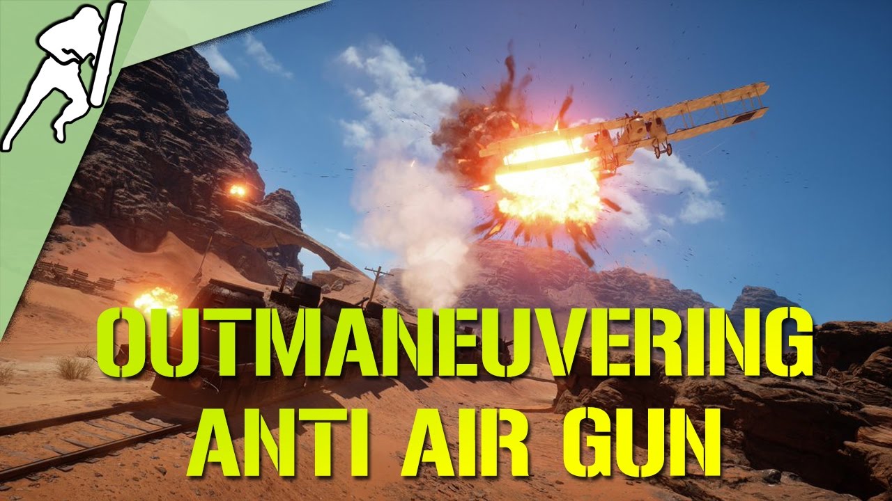 How to outmaneuver Anti Air gun - Battlefield 1