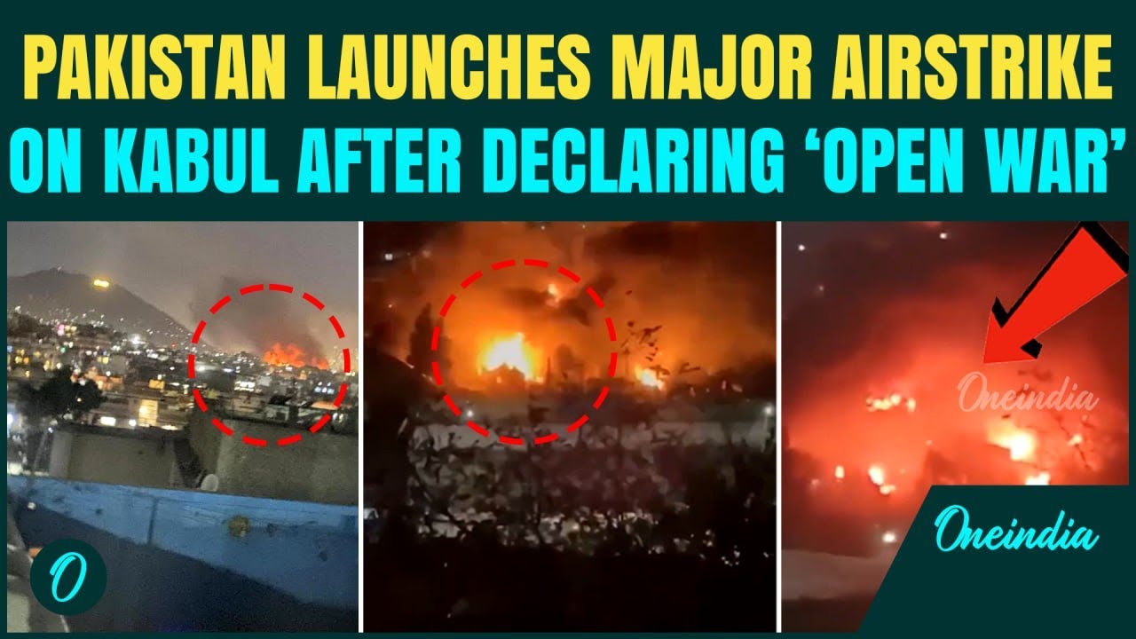 Pakistan BOMBS Afghanistan BREAKING: 400+ Killed, 250 Wounded in Major Airstrike on Central Kabul