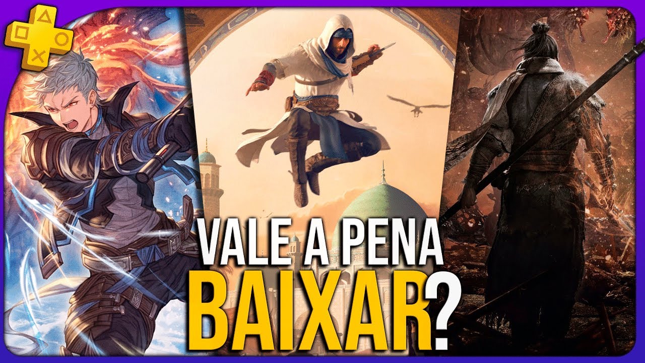 SÓ JOGO BOM! Joguei 3 Jogos da PS PLUS Algum Vale a Pena?