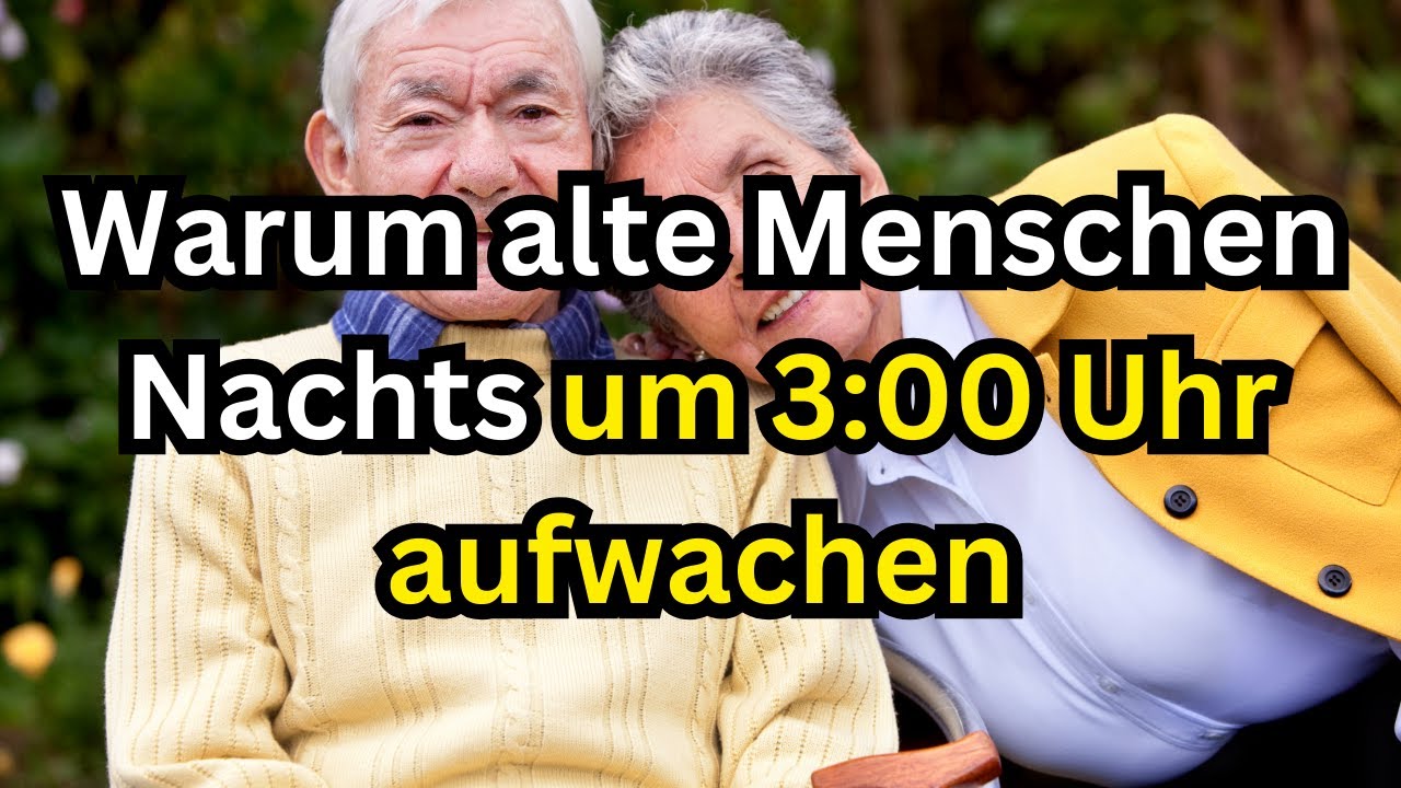 Nachts um 3 Uhr wach? Hier ist, was Ihr Körper Ihnen sagt (Senioren)