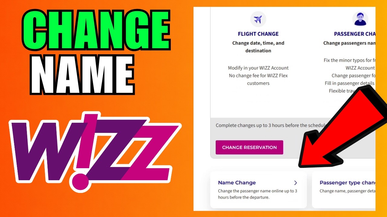 How To Change A Name On A Wizz Air Flight Ticket (2026) (Complete Guide)