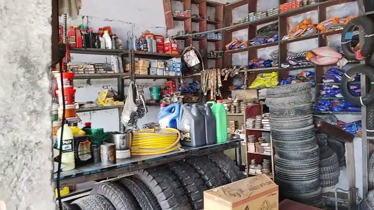 How look my tyre's shop at morning 
