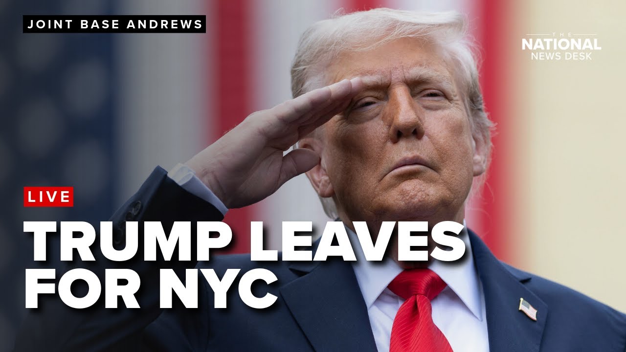 Trump departs for NYC Yankees game