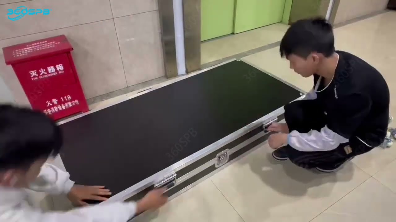 360SPB M5A 65″ Portable Touch Screen Magic Mirror Photo Booth Installation Video