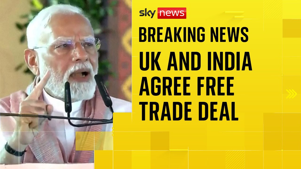 Reduced tariffs on whisky and gin as UK and India strike 'historic' trade deal