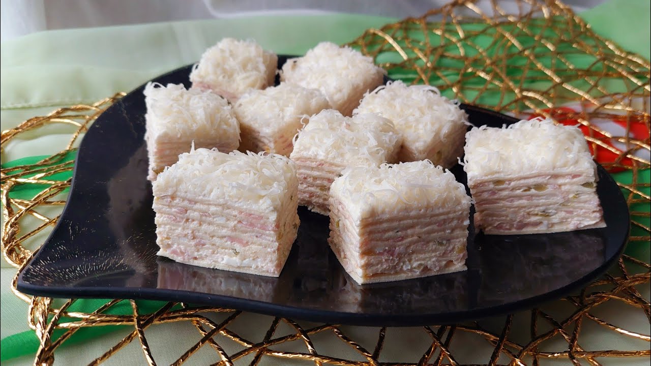 🌺 Slana Rozen torta, odlično hladno predjelo - Salty cake 🌸