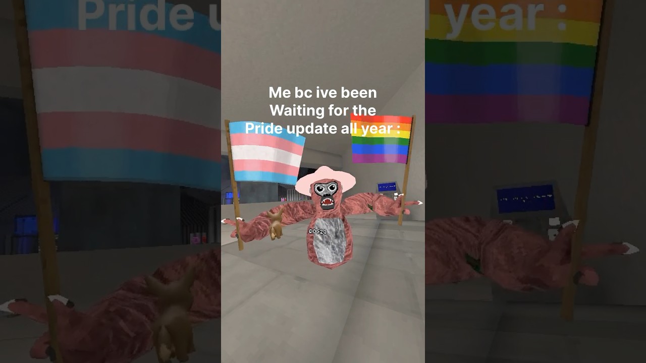 I ❤️ the pride update #gtag #gorillatag #pride #gtagprideupdate