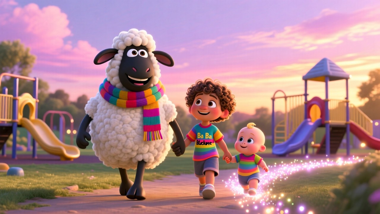 Ba Ba Black Sheep and Baby Enjoy the Fun 🐑👶 | Classic Kids Song for Toddlers | Playful