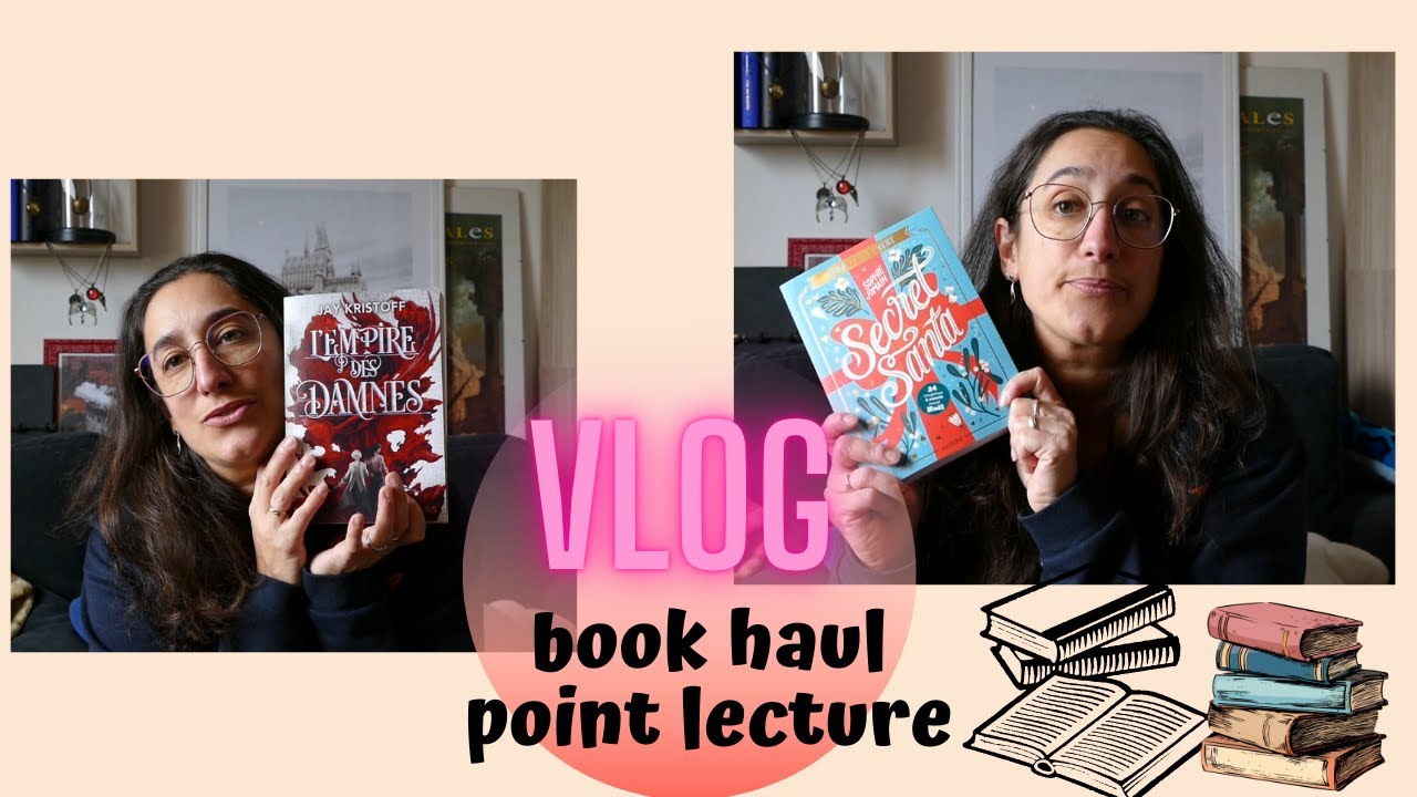 [VLOG] lecture et book haul... ça sent la fin