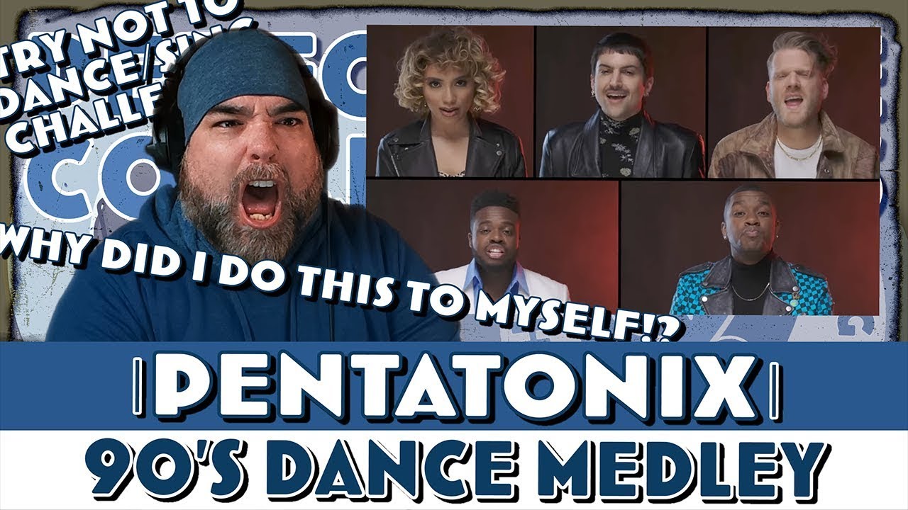 ПЕРВАЯ РЕАКЦИЯ на Pentatonix — танцевальное попурри 90-х #ptx #ptxreaction #musicreaction