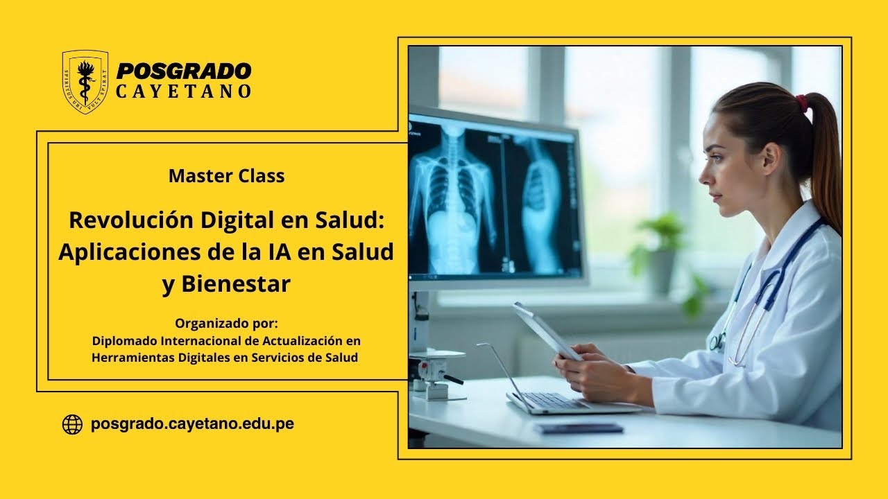 Master Class - Revolución Digital en Salud: Aplicaciones de la IA en Salud y Bienestar