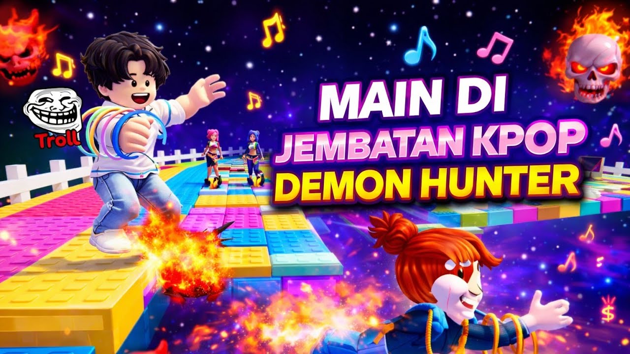 Jembatan kpop demon hunter main nunggu imsak  #roblox #kpopdemonhunters #gameroblox #gamestream 