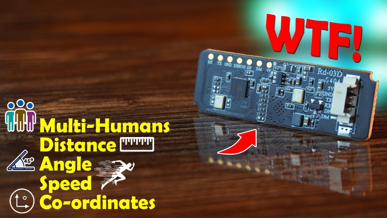 ESP32 + Rd-03D: радар миллиметрового диапазона для отслеживания нескольких людей с определением р...