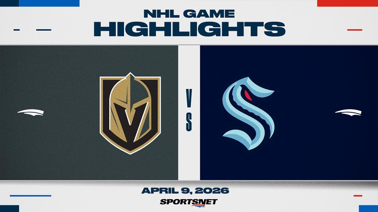 NHL Highlights | Golden Knights vs. Kraken - April 9, 2026