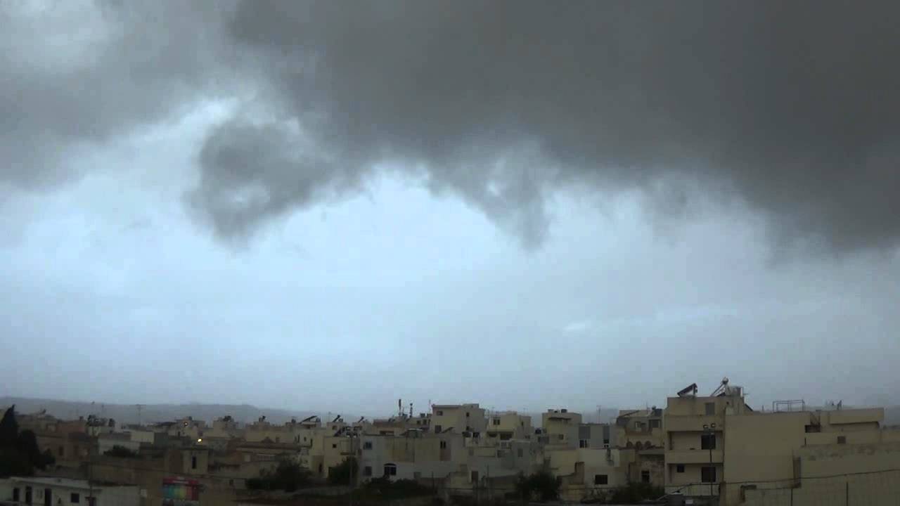 Heavy Thunderstorm Over Malta 11th March 2016