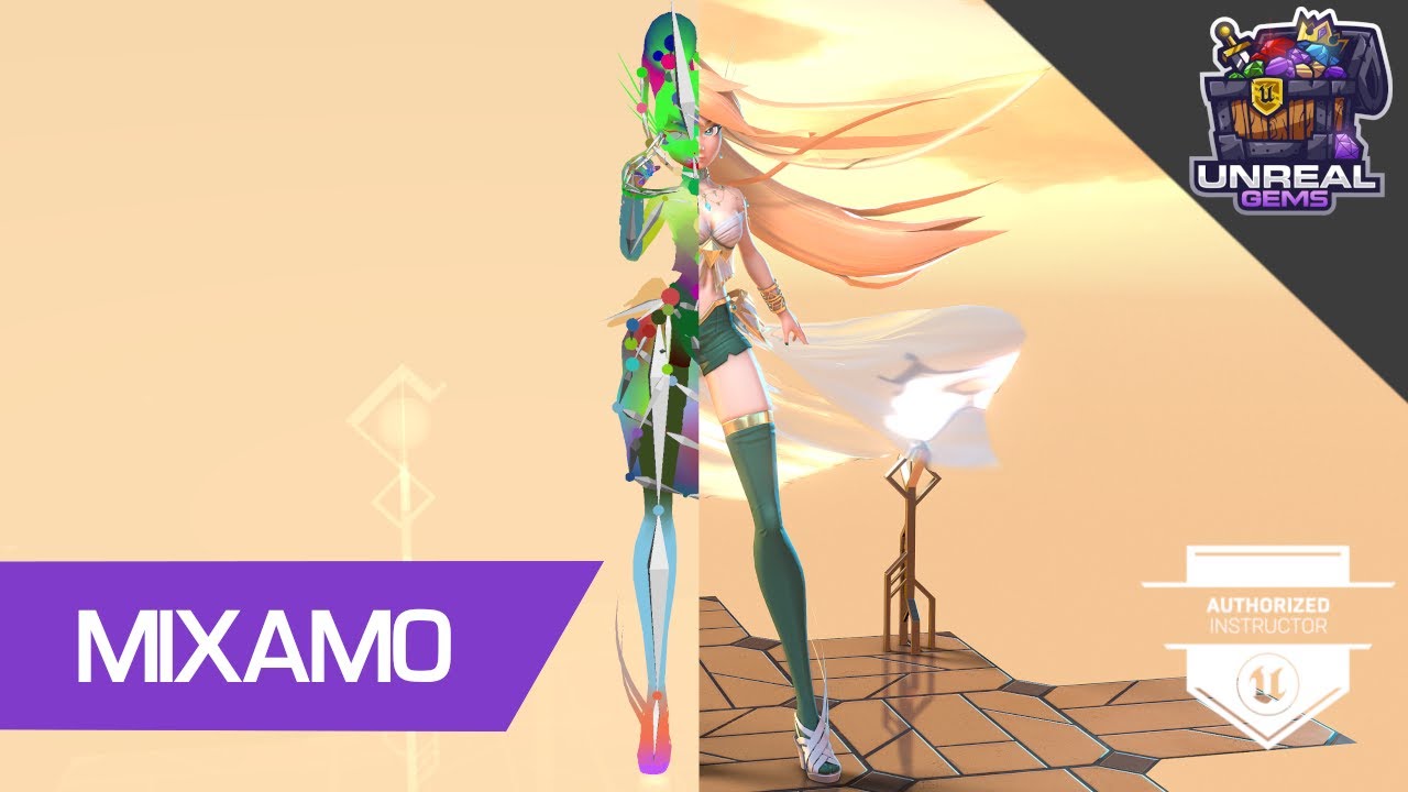 Auto Rigging with Mixamo for Unreal Engine #UE5 #UE4 #Mixamo