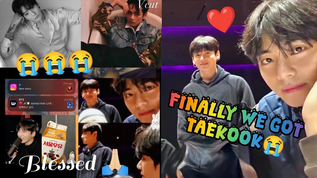 Taekook's eyes were on each other😍 Jungkook mentioned taehyung on his live😭( all new updates)❤️