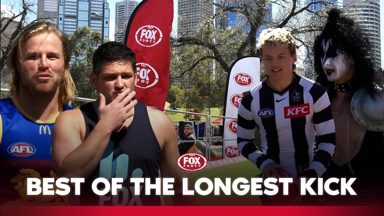 'I think I'm going to send it' 💥🦵': The very BEST from the Longest Kick! | Fox Footy