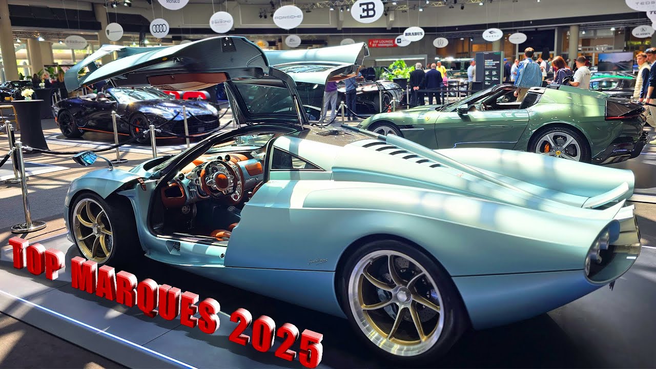MONACO TOP MARQUES 2025 ЛУЧШИЕ СУПЕРКАРЫ И ГИПЕРКАРЫ