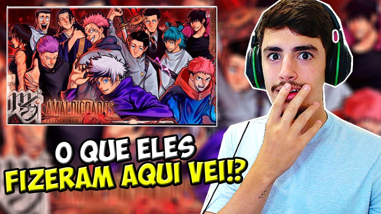 (POÉTICO) REAGINDO Feiticeiros (Jujutsu Kaisen) - Amaldiçoados | M4rkim