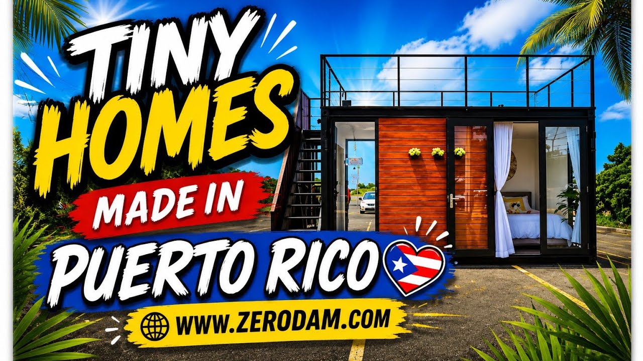 The most beautiful and affordable tiny homes are in Puerto Rico by the company called 