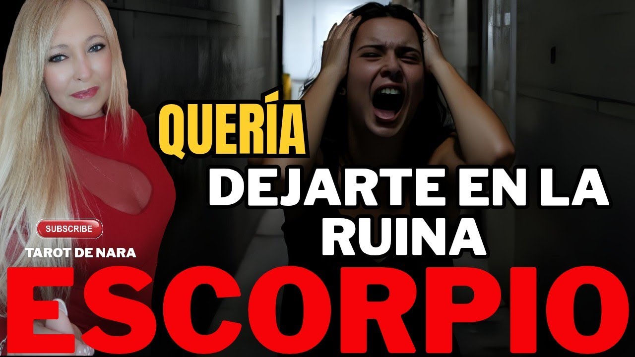 ESCORPIO♏LA FAMILIA ENTERA ESTA EN PROBLEMAS!POR ARRUINARTE A TI!PARA VIVIR SU MEJOR VIDA!