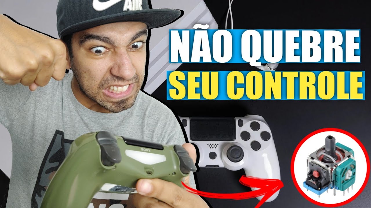 Fiz isso e CONSERTEI o DRIFT do meu CONTROLE de PS4