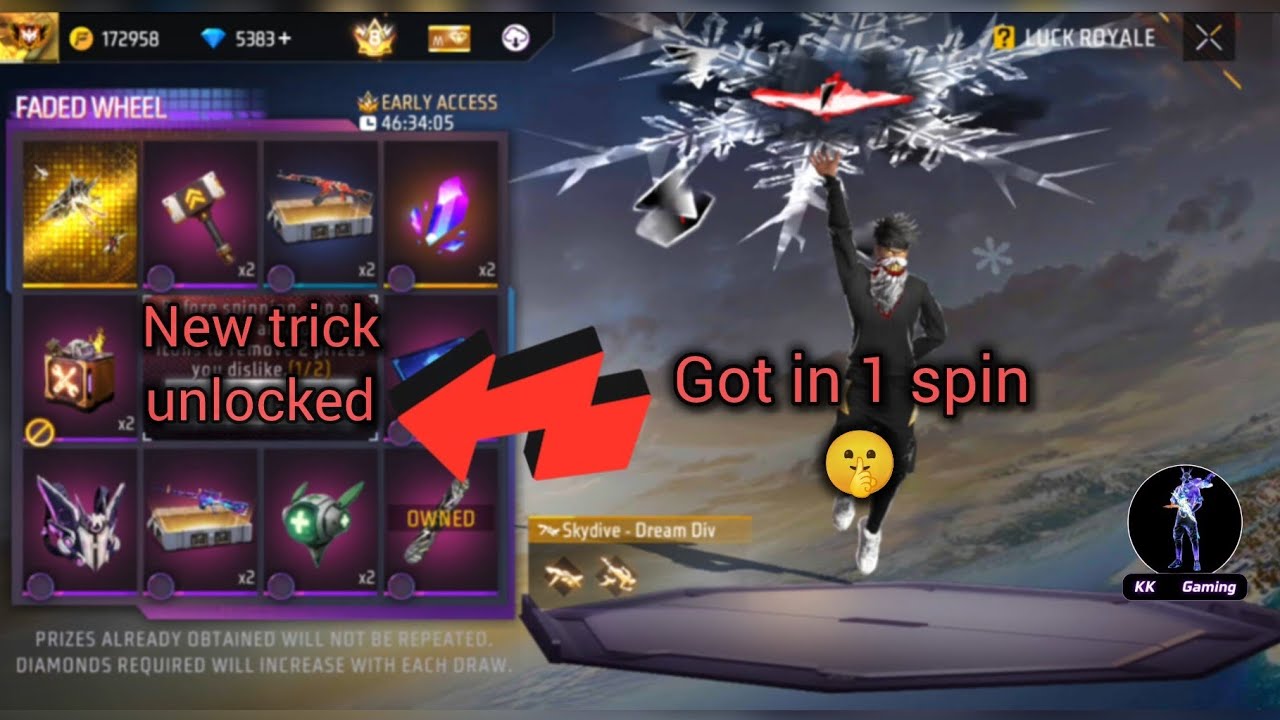 Spin Pannadhaenga! New Faded Wheel Trick UNLOCKED🤯 - Grand Prize Guarantee! ✅(Free Fire Max)