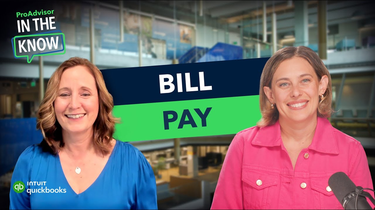 QuickBooks product update: Save time & schedule payments with Bill Pay | In the Know episode 6