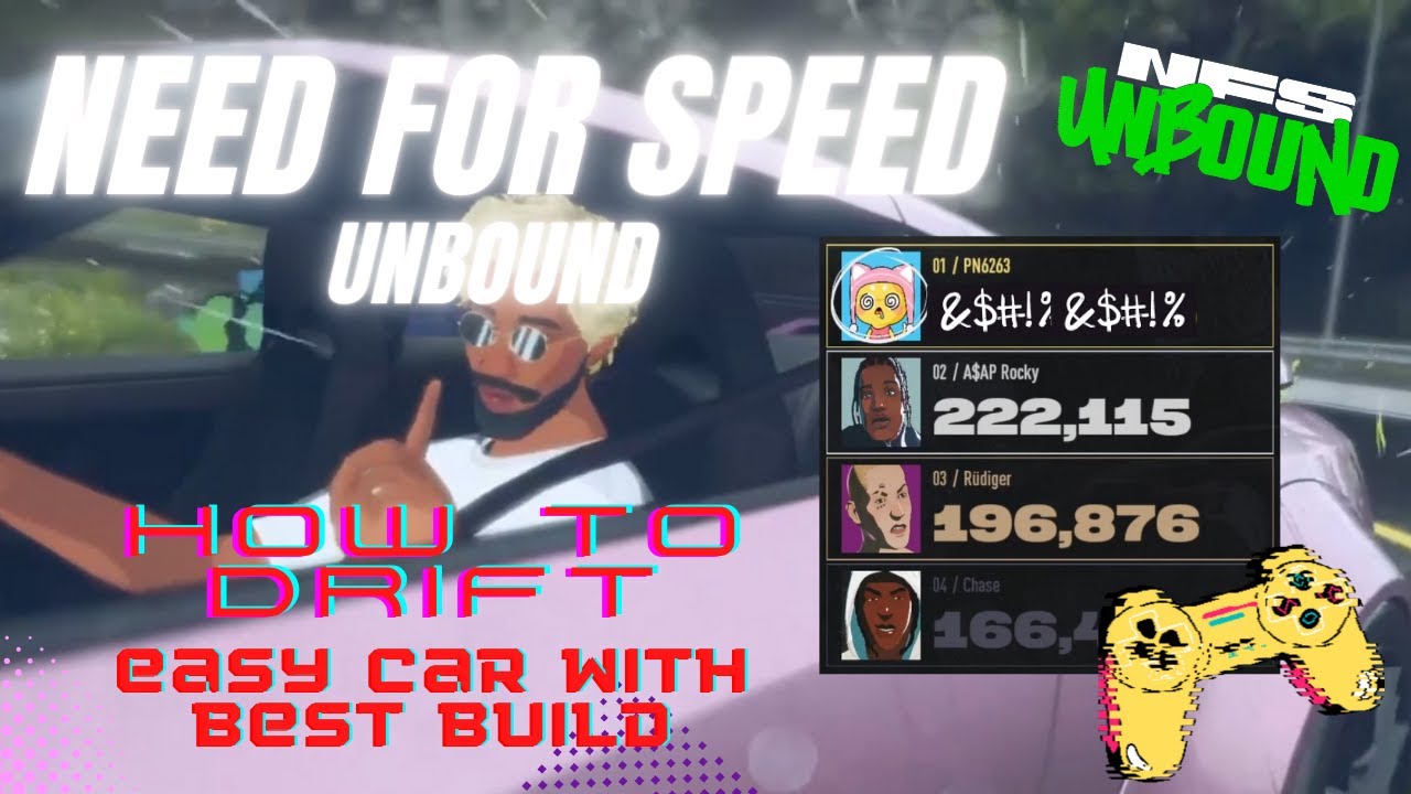 The best Drifting car in Need For Speed unbound - NFS unbound drift build / how to drift like DK