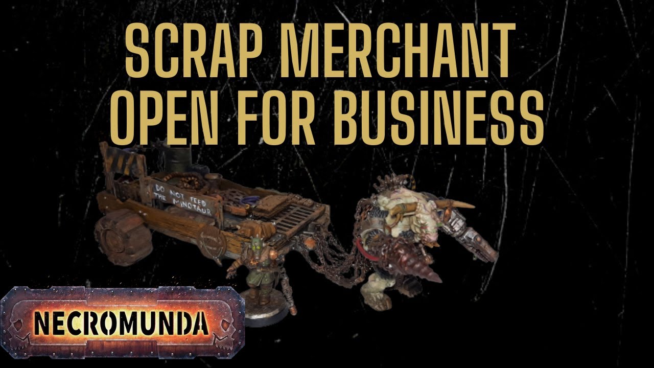 Necromunda Scrap Merchant: Part two - Painting the piece