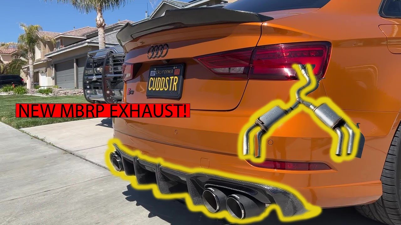 AUDI S3 GETS AN MBRP CATBACK EXHAUST!! THE PERFECT SOUND?? AUDI S3/A3 EXHAUST INSTALL!!
