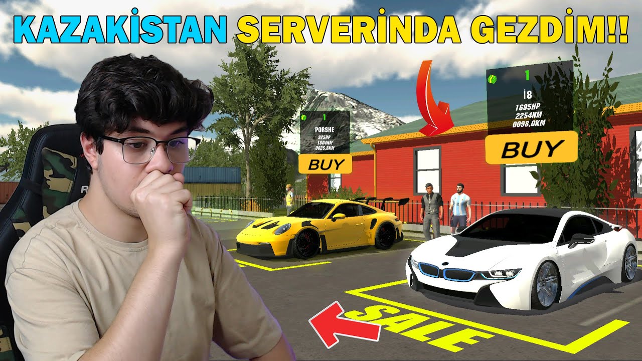 KAZAKİSTAN SERVERİNDA GEZDİM!! *YENİ SERVER* (CAR PARKİNG MULTİPLAYER!!!)