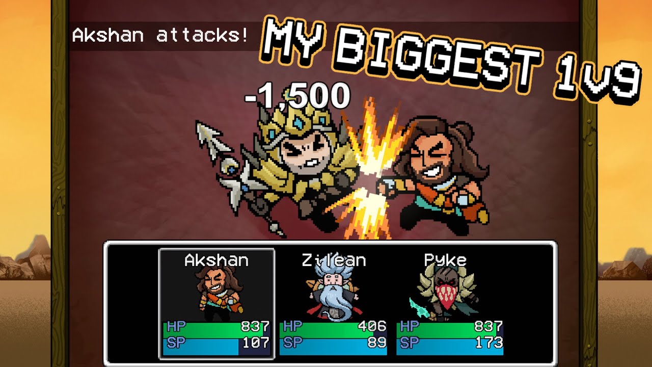 MY BIGGEST AKSHAN 1V9 EVER (INSANE GAME)