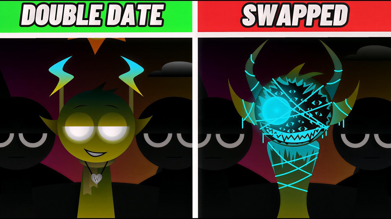 Incredibox Sprunki: Double Date - Original or Swapped: Who looks scarier?