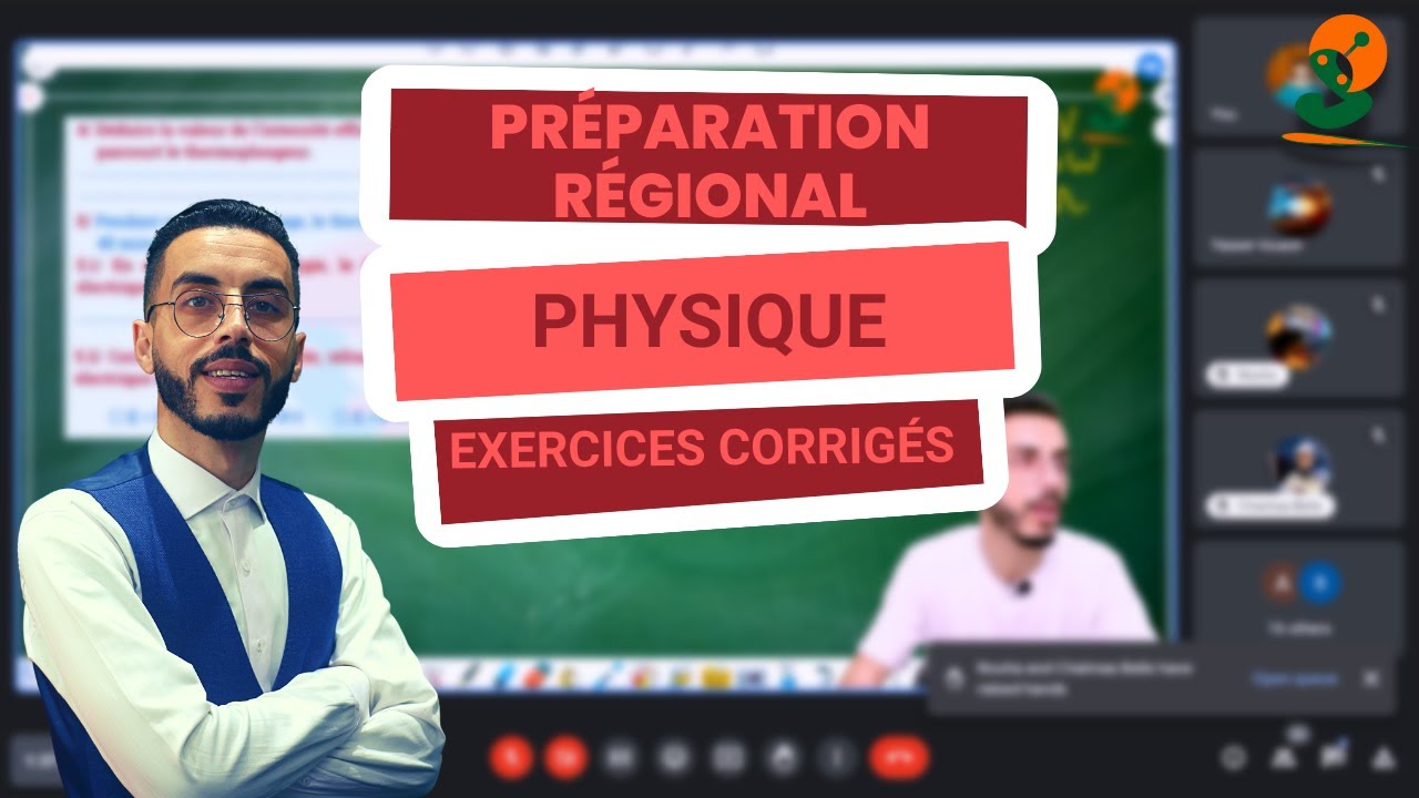 Préparation régional 3AC Physique - Régional Marrakch Safi 2022