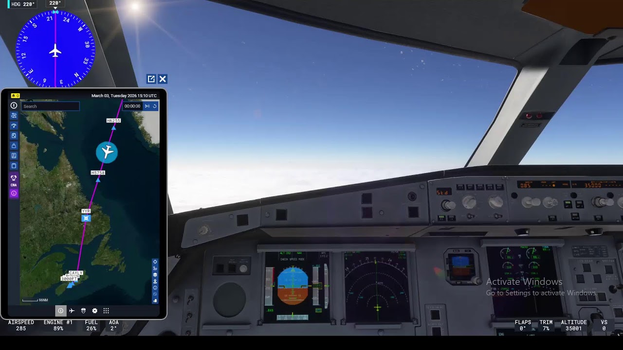 Shared Cockpit Flight! Delta A330-900 BGSF--CYHZ #MSFS2024 #Viral #Aviation #Airbus #A339 #Butter