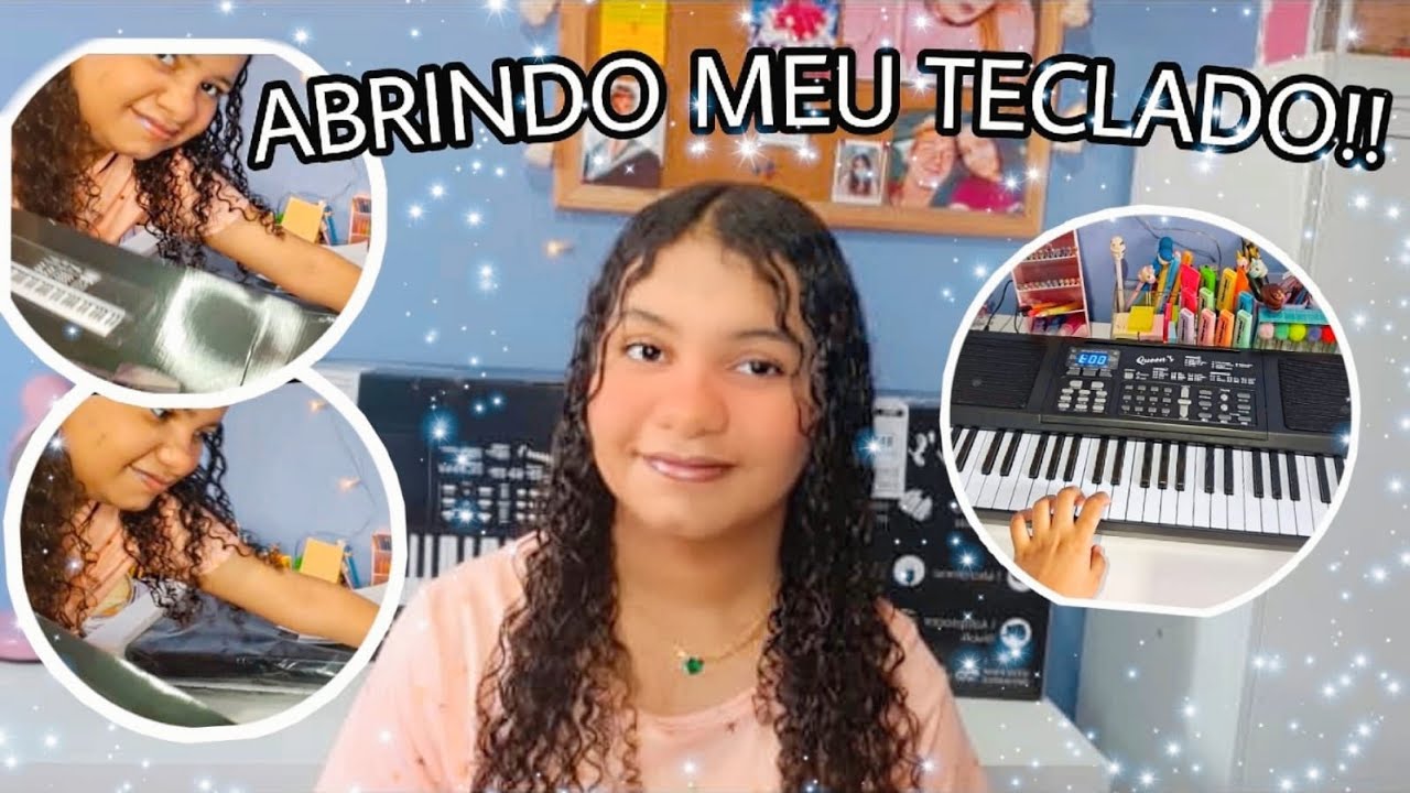 UNBOXING TECLADO MUSICAL - (QUEEN´S)