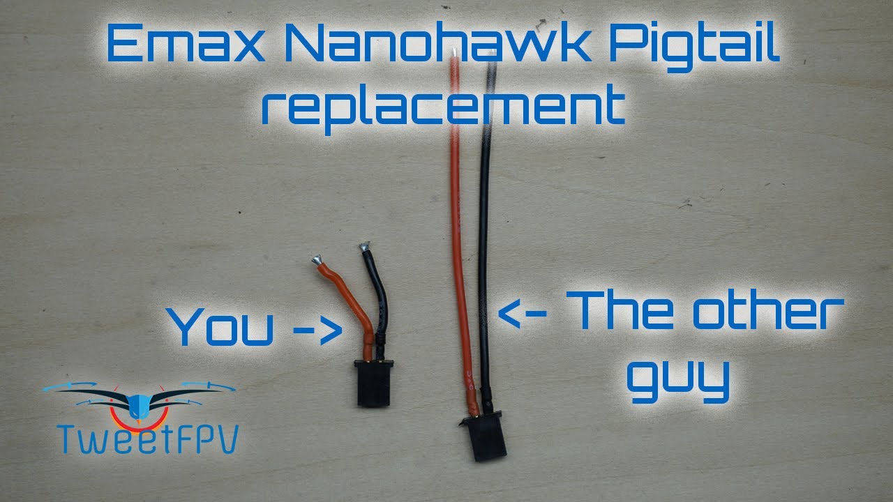 Emax Nanohawk GNB27 pigtail discharge lead FIX!