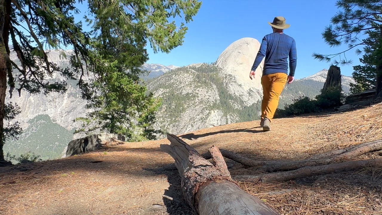 45 Minutes Hiking in Yosemite in Fall 2023 Panorama Trail Glacier Point Four Mile Trail Nevada Falls