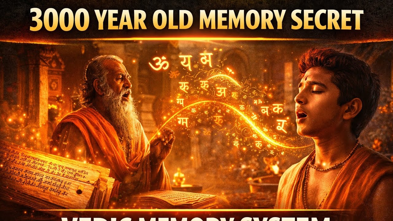 The 3000-Year-Old Vedic Memory System | Ancient Indian Brain Training Secrets