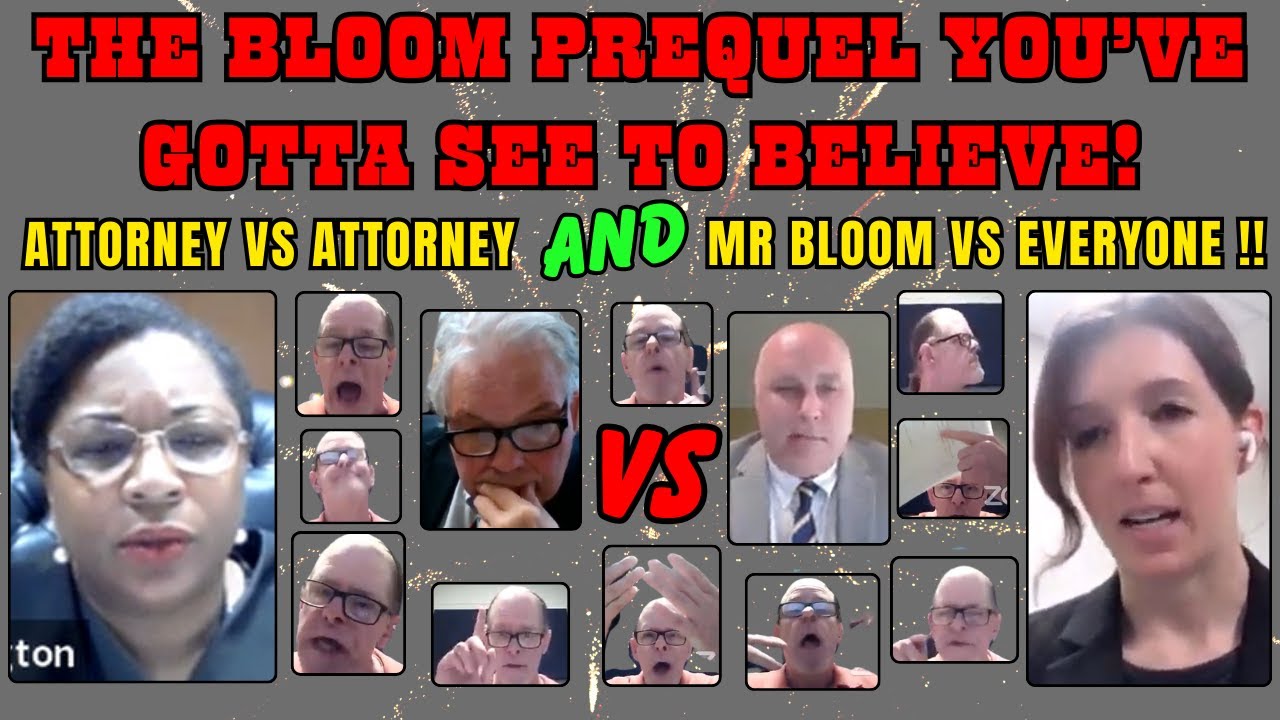 Contemptuous Defendant Tries To Overturn Plea!  The Bloom Prequel You've Gotta See To Believe !!